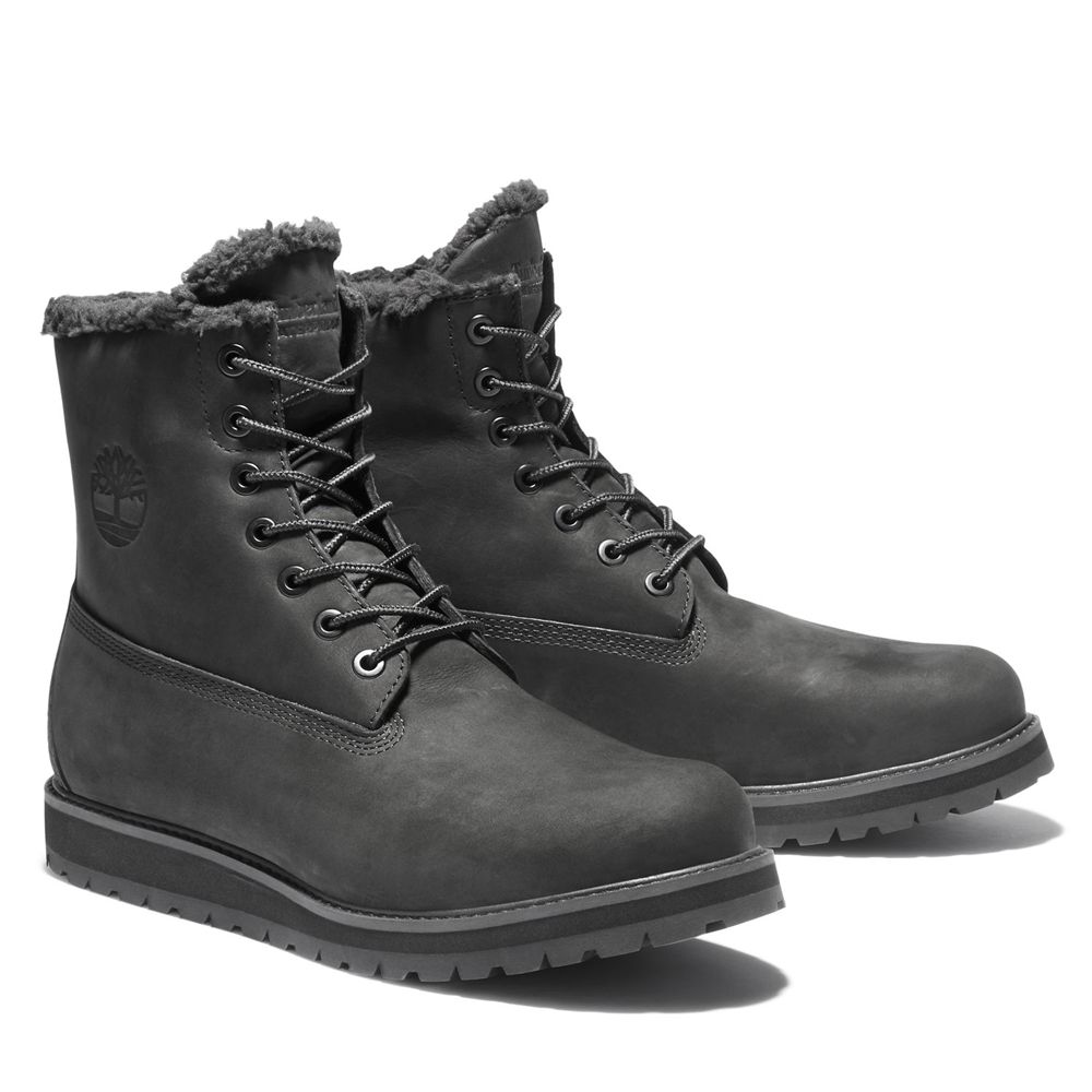 Timberland 6-Inch Μποτακια Ανδρικα Μαυρα - Richmond Ridge Waterproof - Greece 6318052-FX